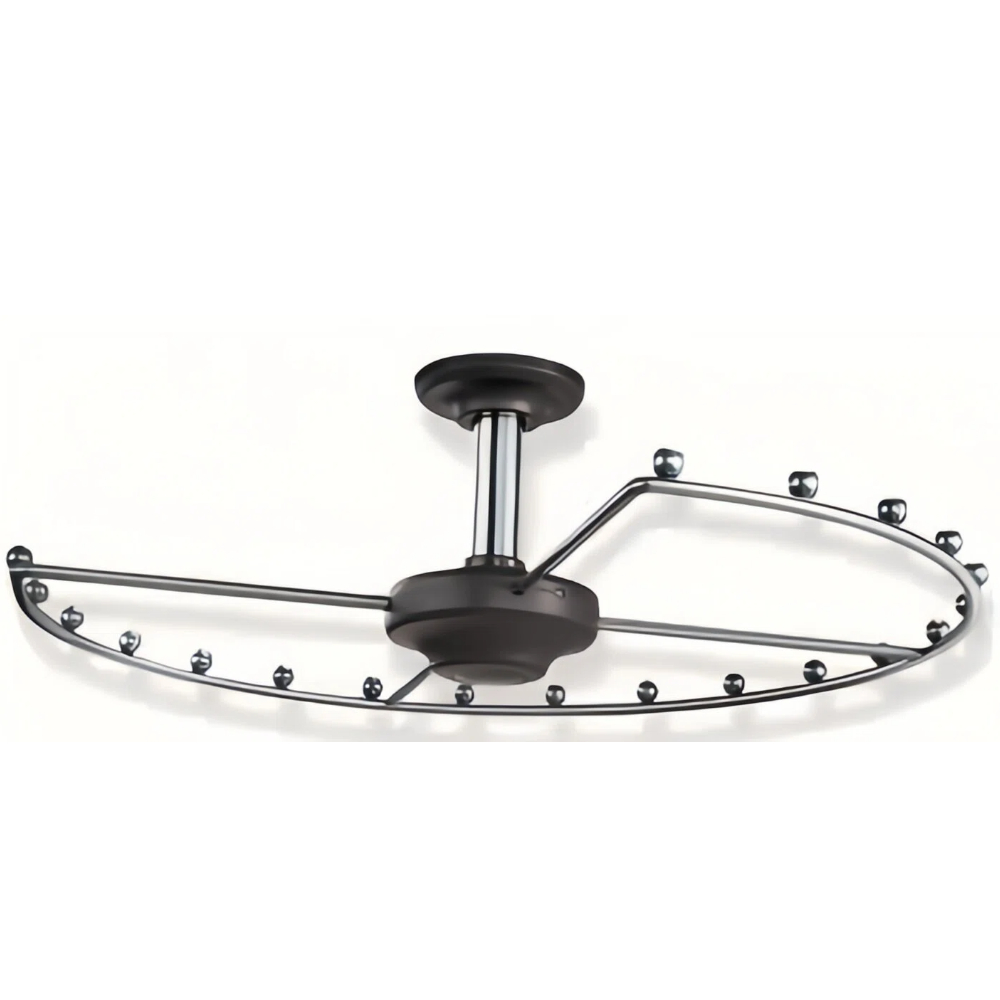 Damped Top Mounted Corner Pants Rack
