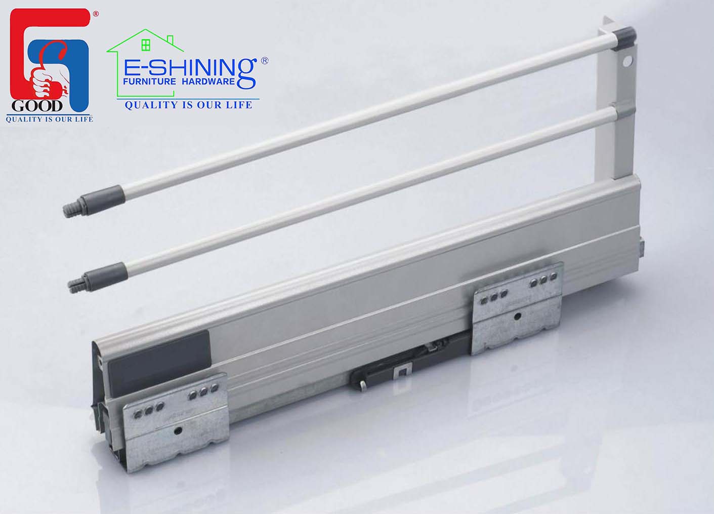 Kitchen Cabinet Hardware Tool Box Metal Drawer Side Slide Rail