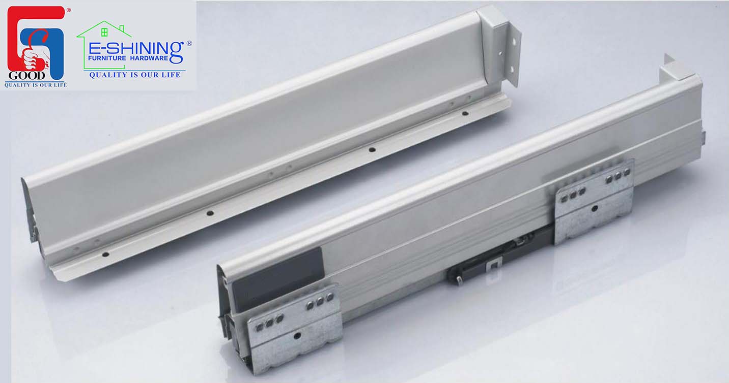 Kitchen Cabinet Hardware Tool Box Metal Drawer Side Slide Rail 