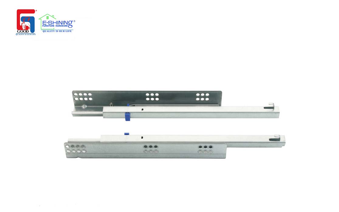 Concealed Under Mount Slide- Frameless Touch-Open, FULL Extension-16mm/19mm Drawer Material