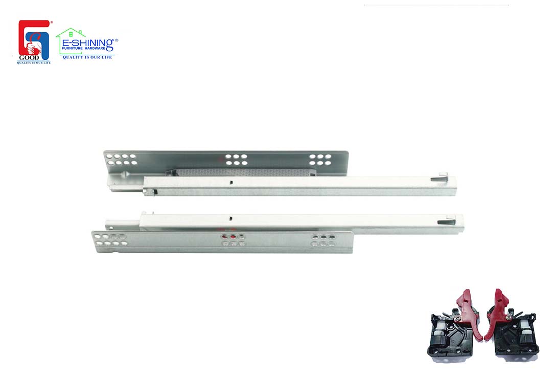 Concealed Under Mount Slide- Frameless SOFT-Close, FULL Extension-16mm/19mm Drawer Material