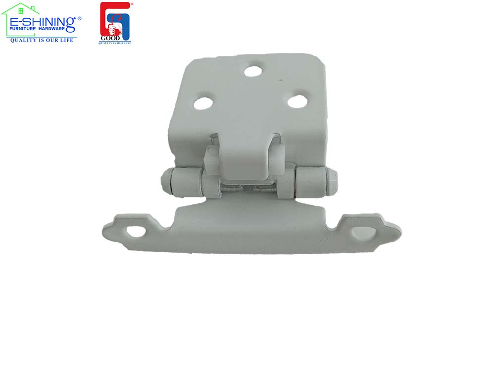 American Style Concealed Overlay Hinge Silver Black Self Closing Door Hinges With Spring