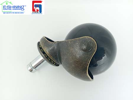 E-SHINING hardware for furniture bed caster wheel with good quality