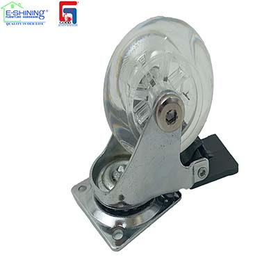 35*16mm Nice Outlook Furniture Castor with Transparency Material