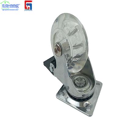 50*21mm Nice Outlook Furniture Castor with Transparency Material